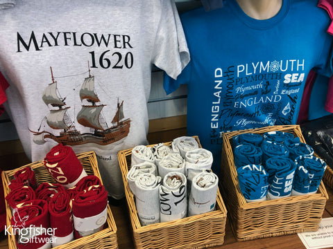 Mayflower-museum-t-shirts-created-by-Kingfisher-Giftwear