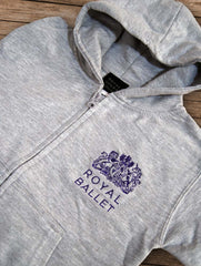 Royal Ballet childs hoodie in grey