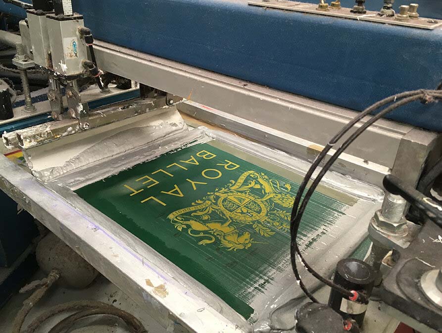 Screen Printing for The Royal Ballet