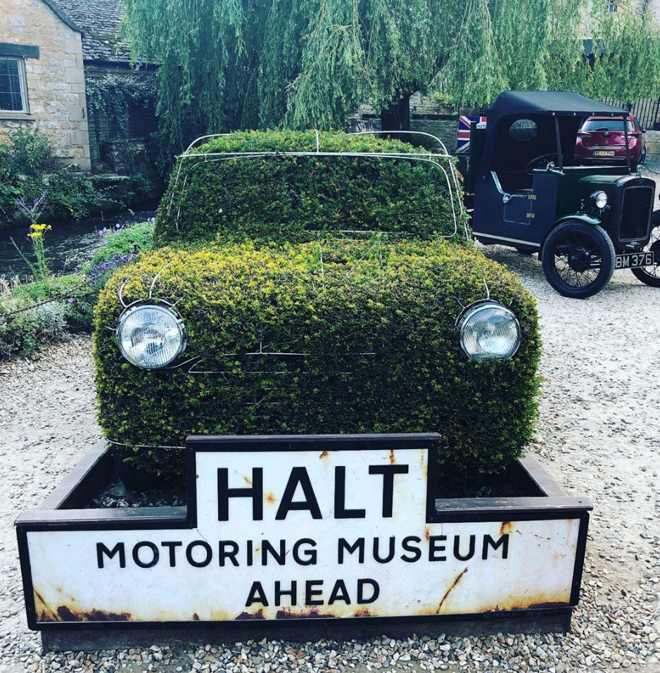 Paying homage to the mini at the Cotswold Motoring Museum supplied by Kingfisher Giftwear