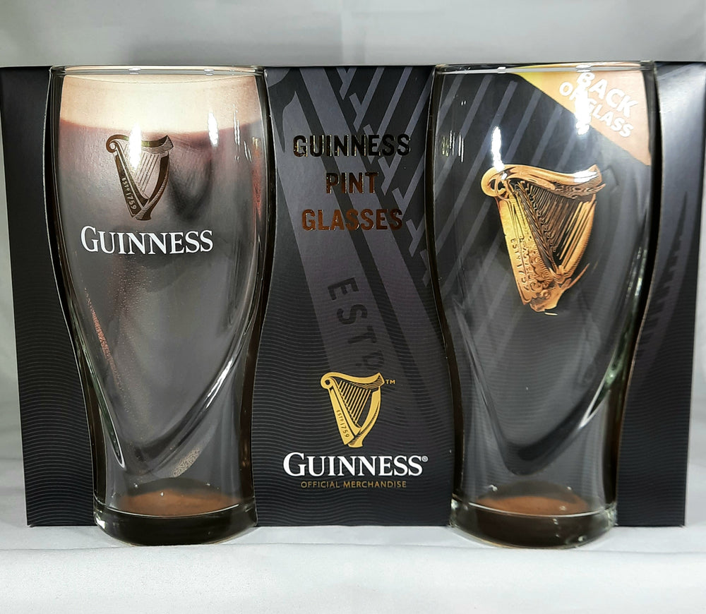 GUINNESS GILROY COLLECTION PINT GLASSES (2pk)