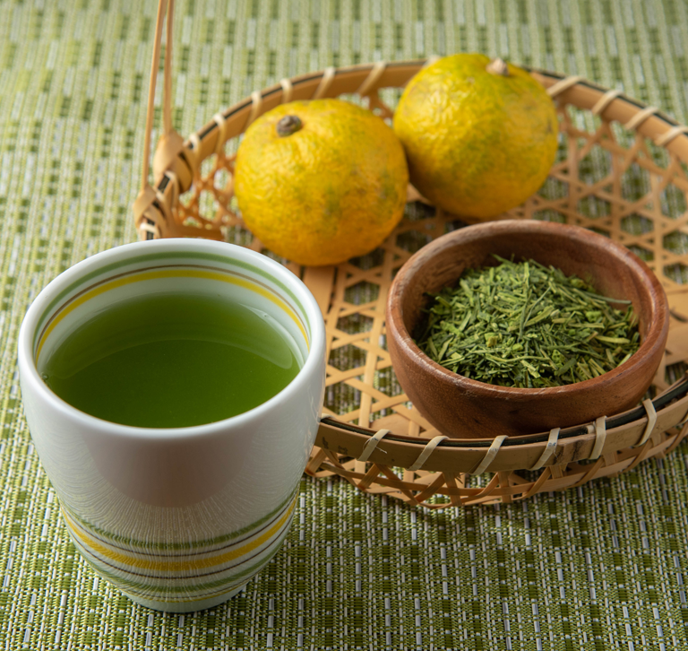 Yuzu Kukicha with Matcha