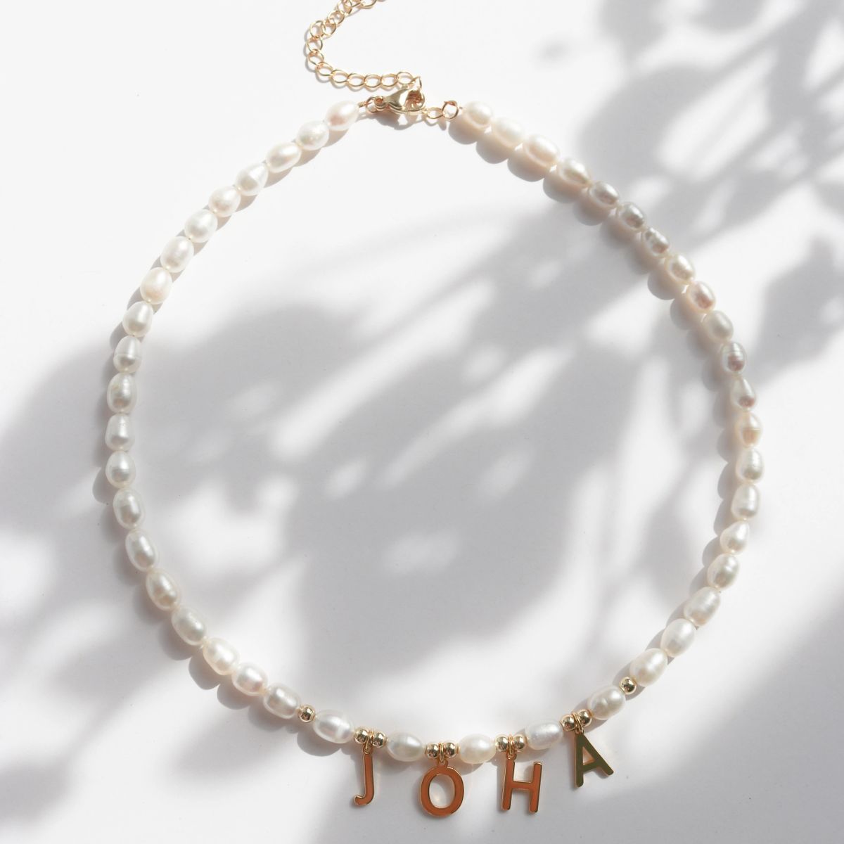 Custom Pearl Name Necklace – GINZA FASHIONS