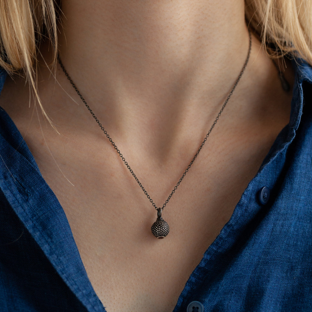 Catherine Hills Jewellery Spotted Ball and Chain pendant