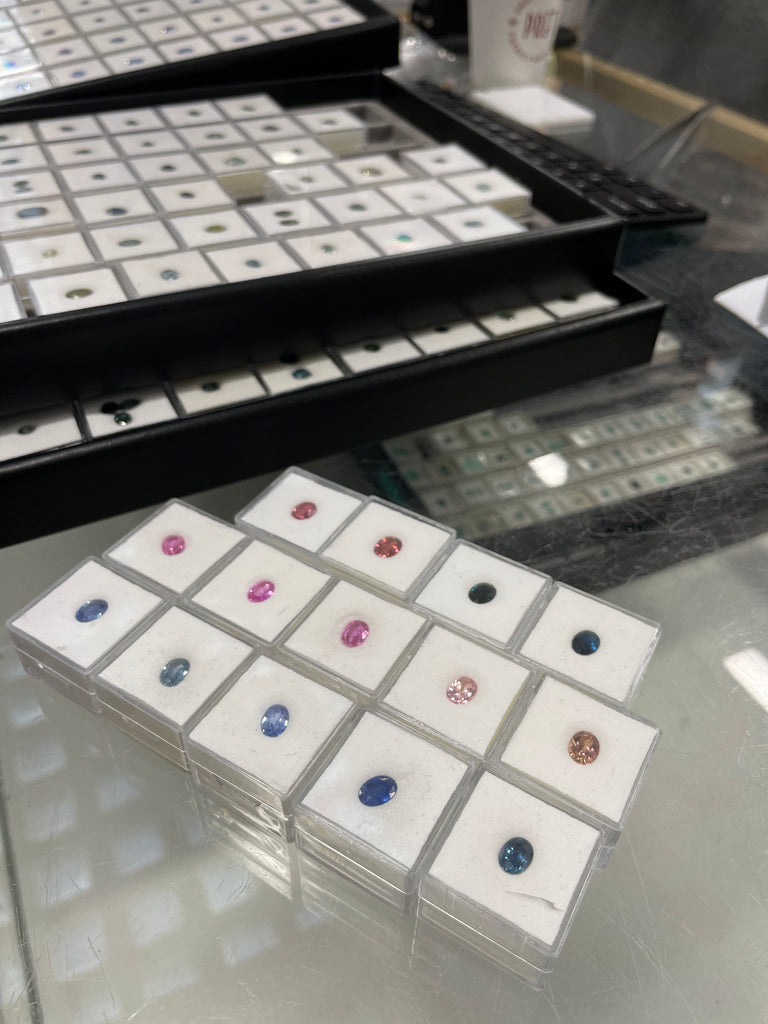 Choosing the right stone of a special bespoke ring in London