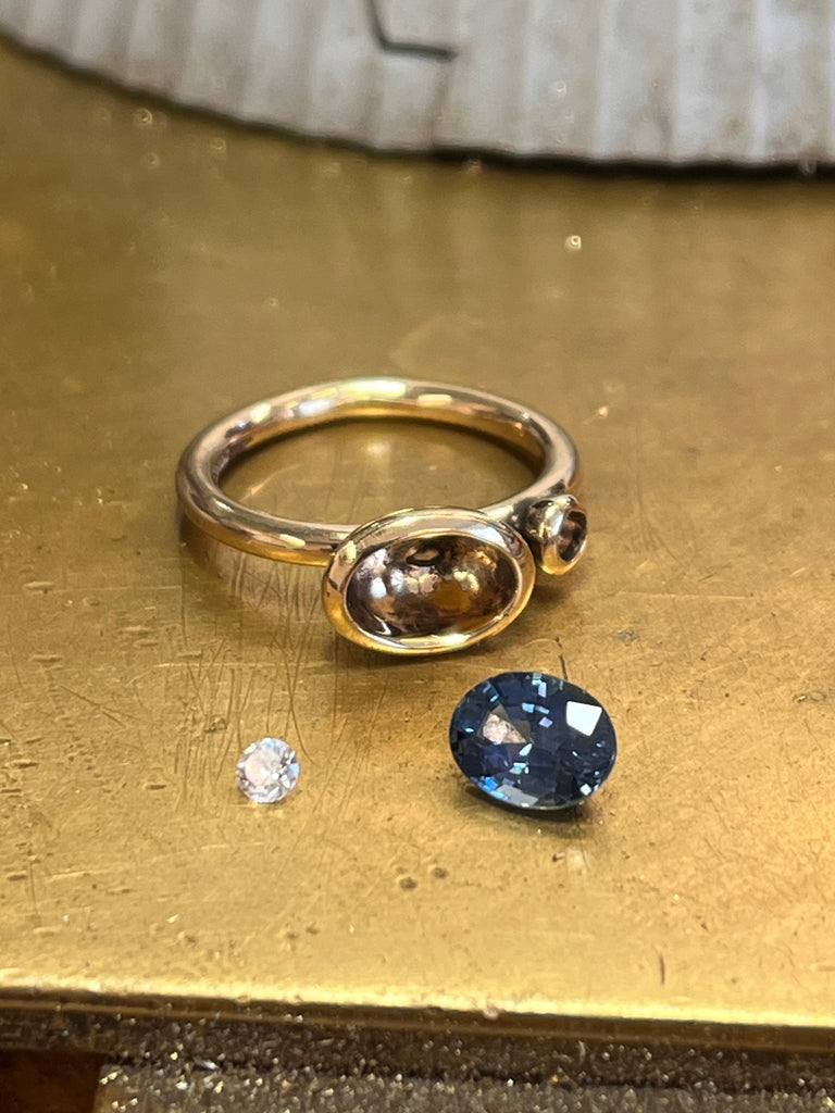 Choosing the right stone for a bespoke engagement ring