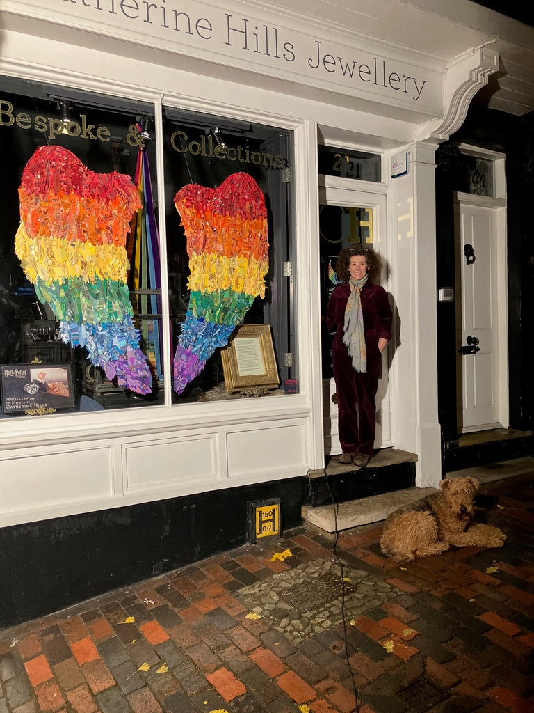 Catherine Hills Jewellery shop Tunbridge wells window