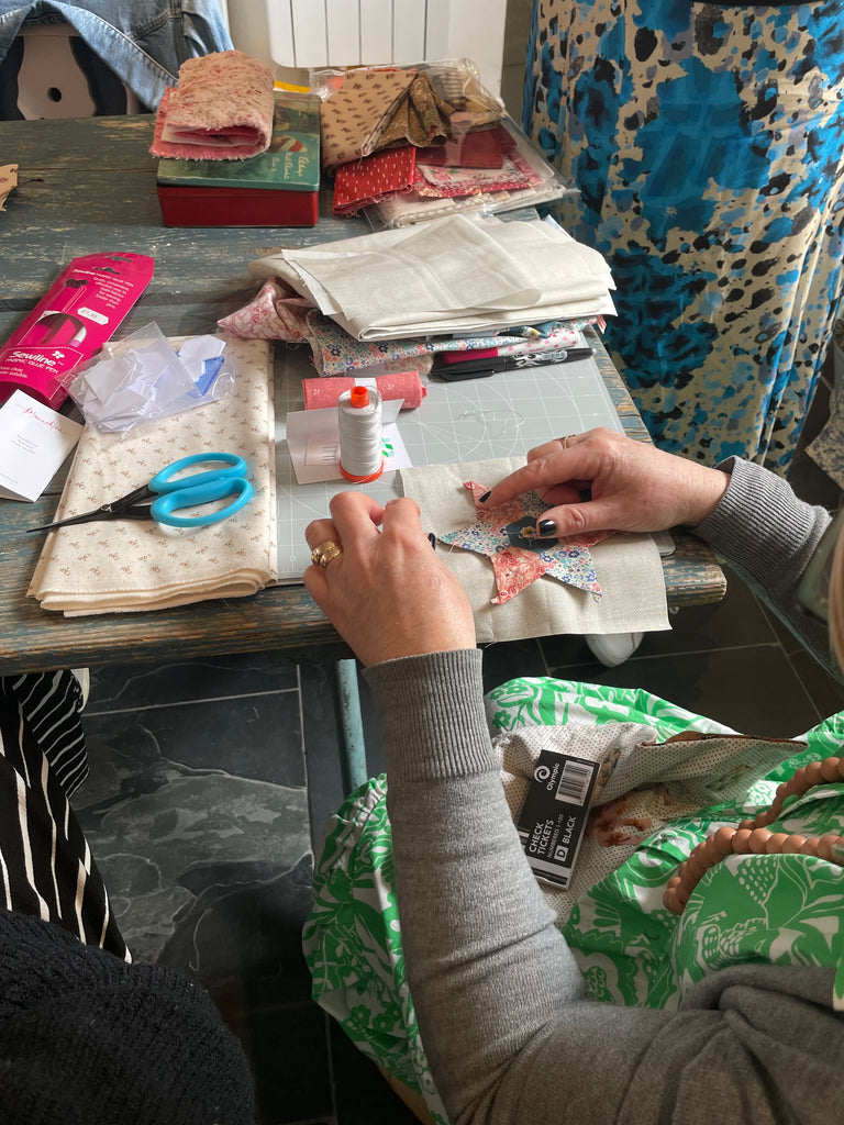 Quilting workshop with at Pincushion the pantiles tunbridge wells 