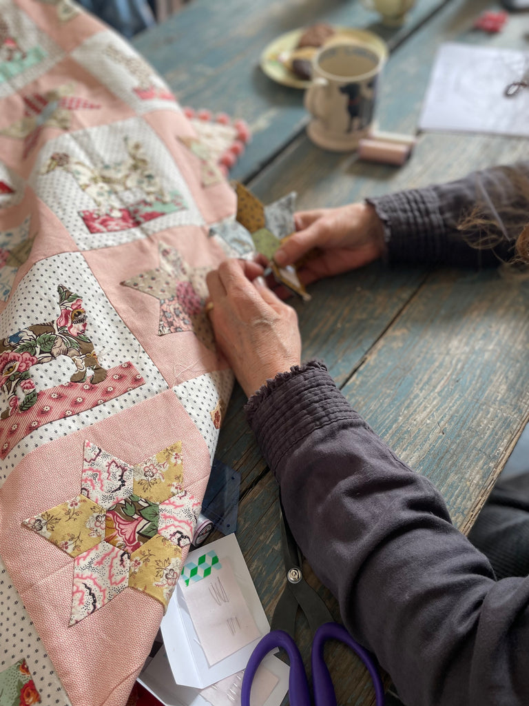 Quilting workshop with at Pincushion the pantiles tunbridge wells 