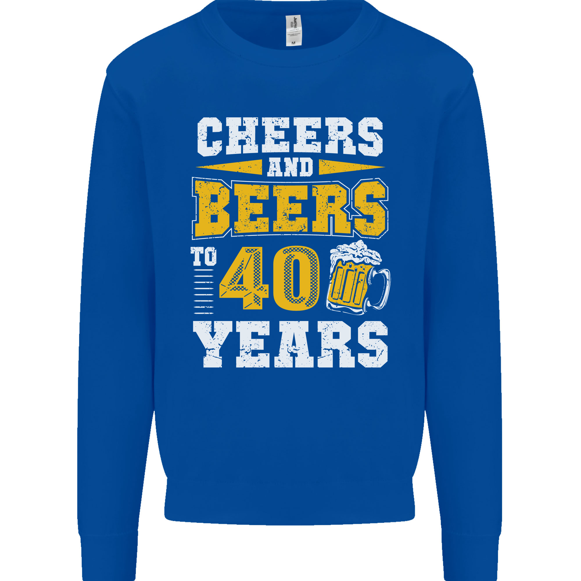 40th Birthday 40 Year Old Funny Alcohol Mens Sweatshirt Jumper - Picture 23 of 31
