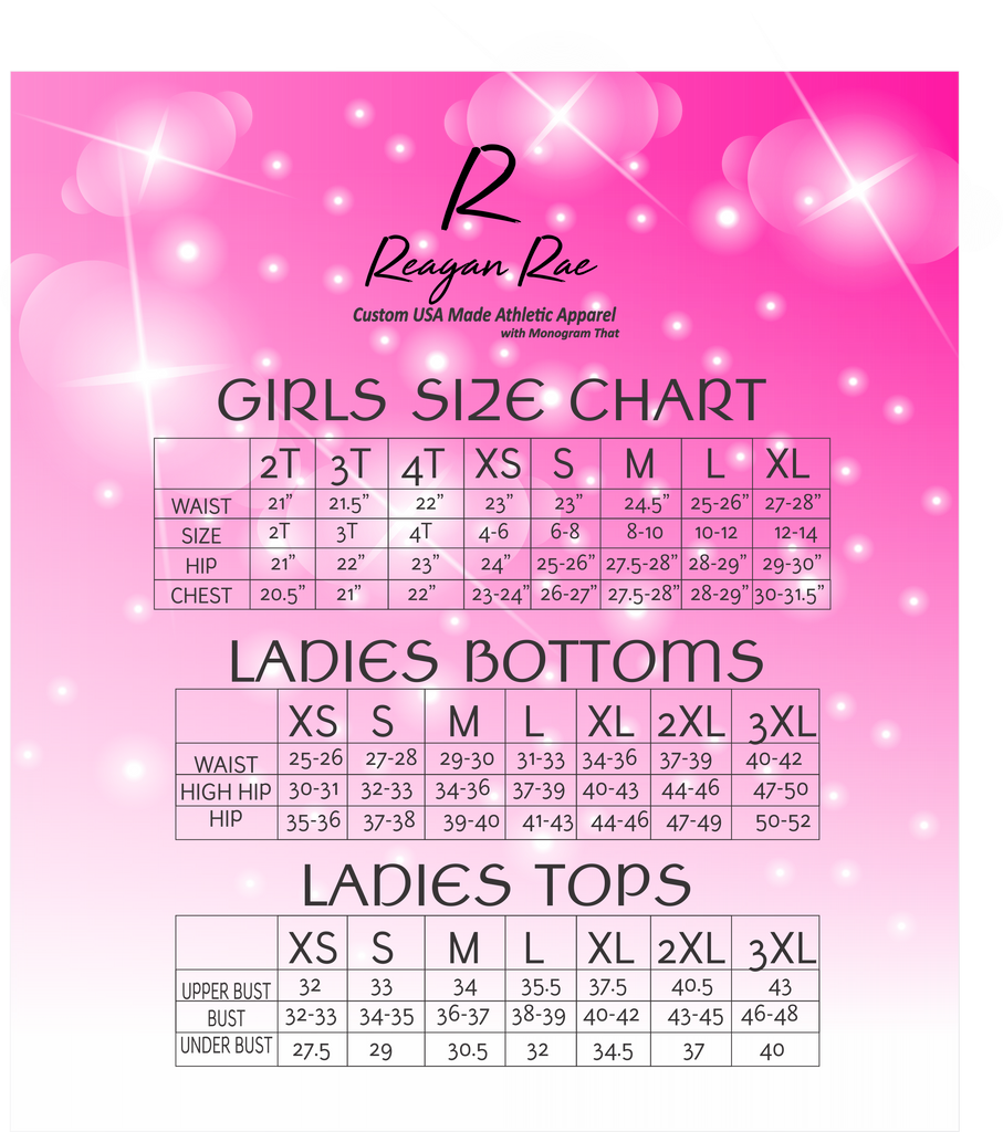 Hi girls! 💗, 👉🏼 I’ve added a size chart that I found