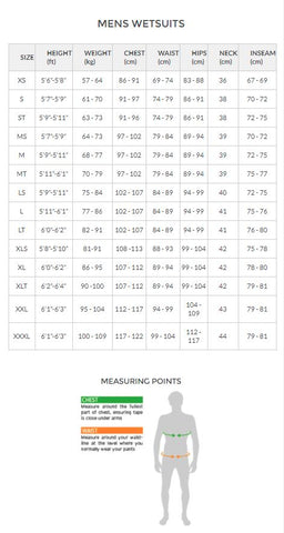 Sizing Chart - Bottoms – Quiksilver PH