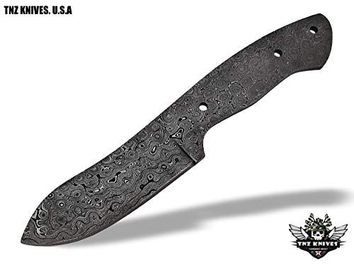 Damascus Steel Knive Blank  Arizona Ironwood LLC Knife & Gun
