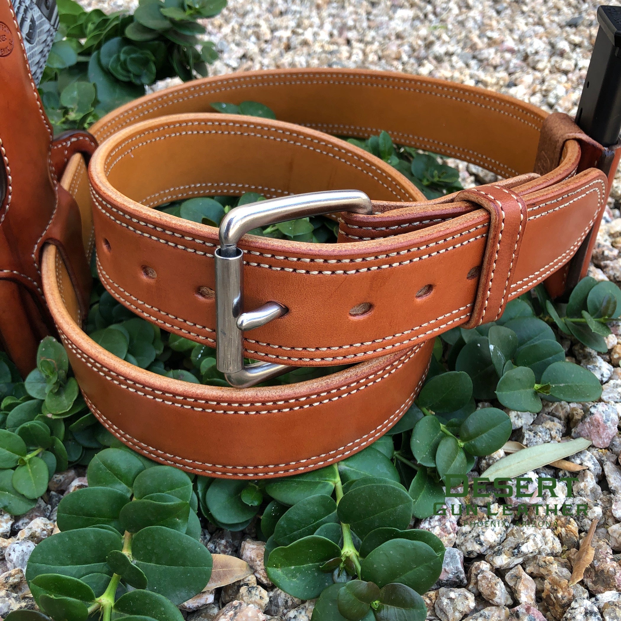 cheap leather gun belt