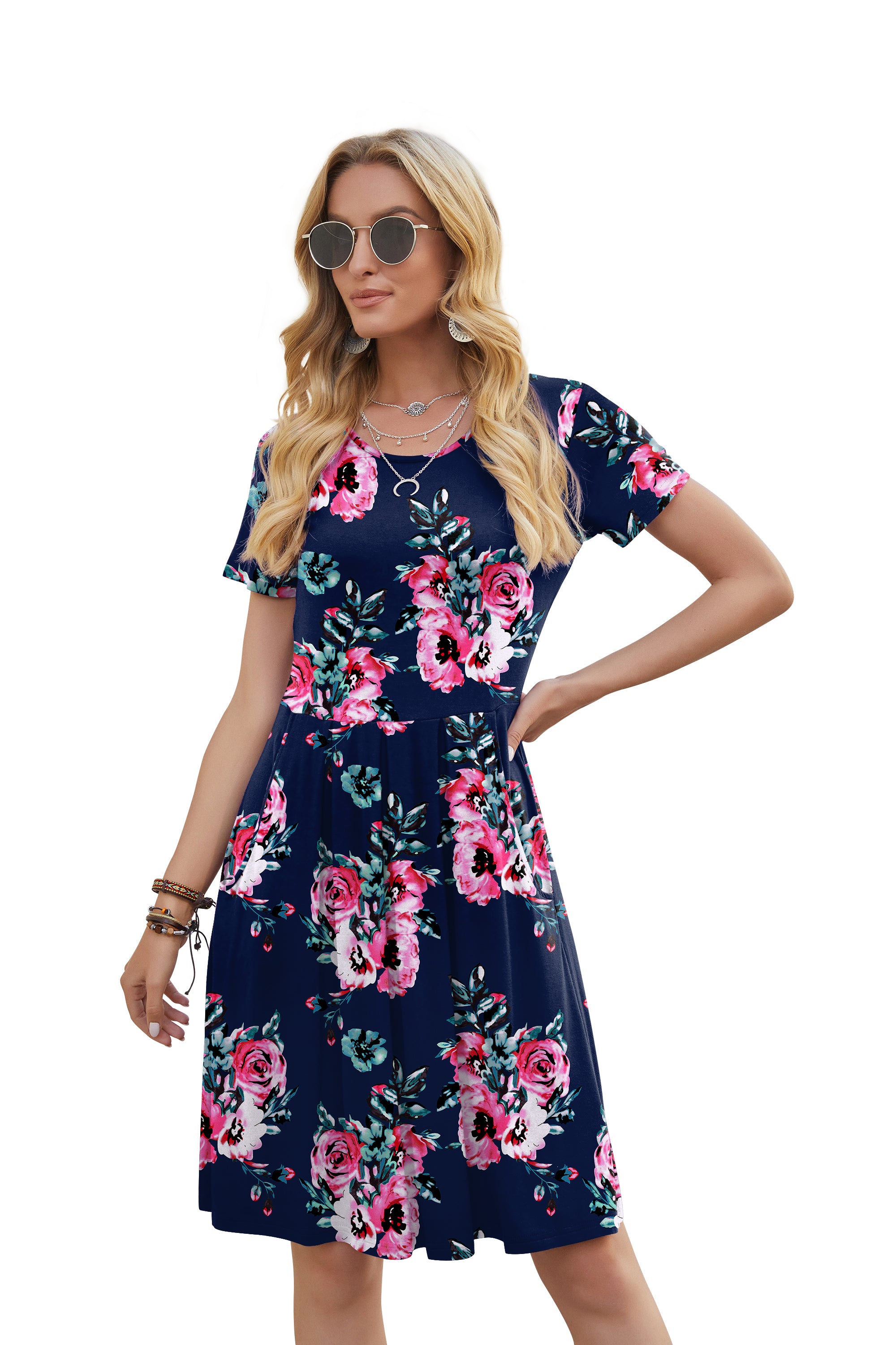 Short Sleeve Dresses with Pockets – DB MOON