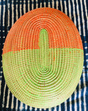 Half Orange-Half Green Senegalese Basket
