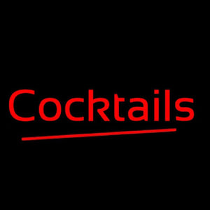 Cocktails Handmade Art Neon Sign