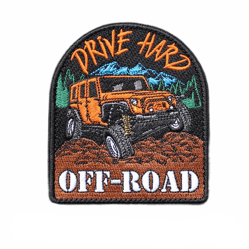 Travel 'Life's A Trail | Hiking' Embroidered Velcro Patch