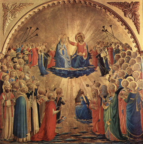 Fra Angelico tarafından yapılmış olan Coronation of The Virgin eseri