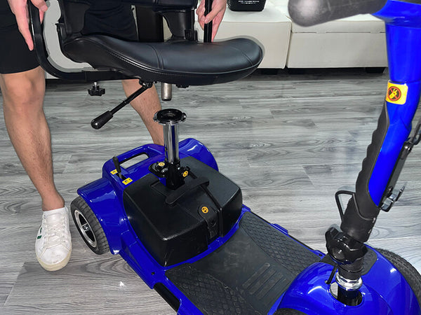 Set Up the mobility scooter Seat and Armrests