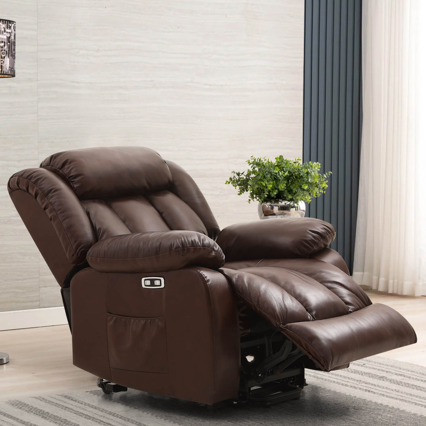 genuine leather lift chair