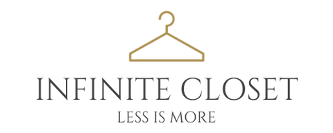 logo infinite closet menos es más