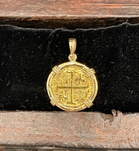 atocha gold coin pendant