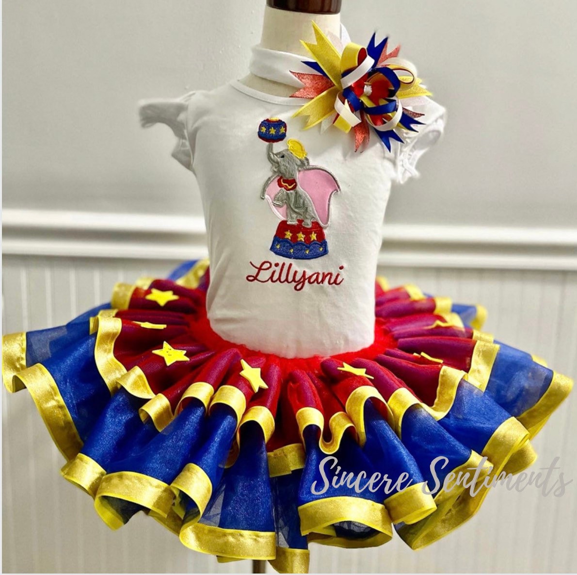 Birthday Ribbon Tutu Custom Set