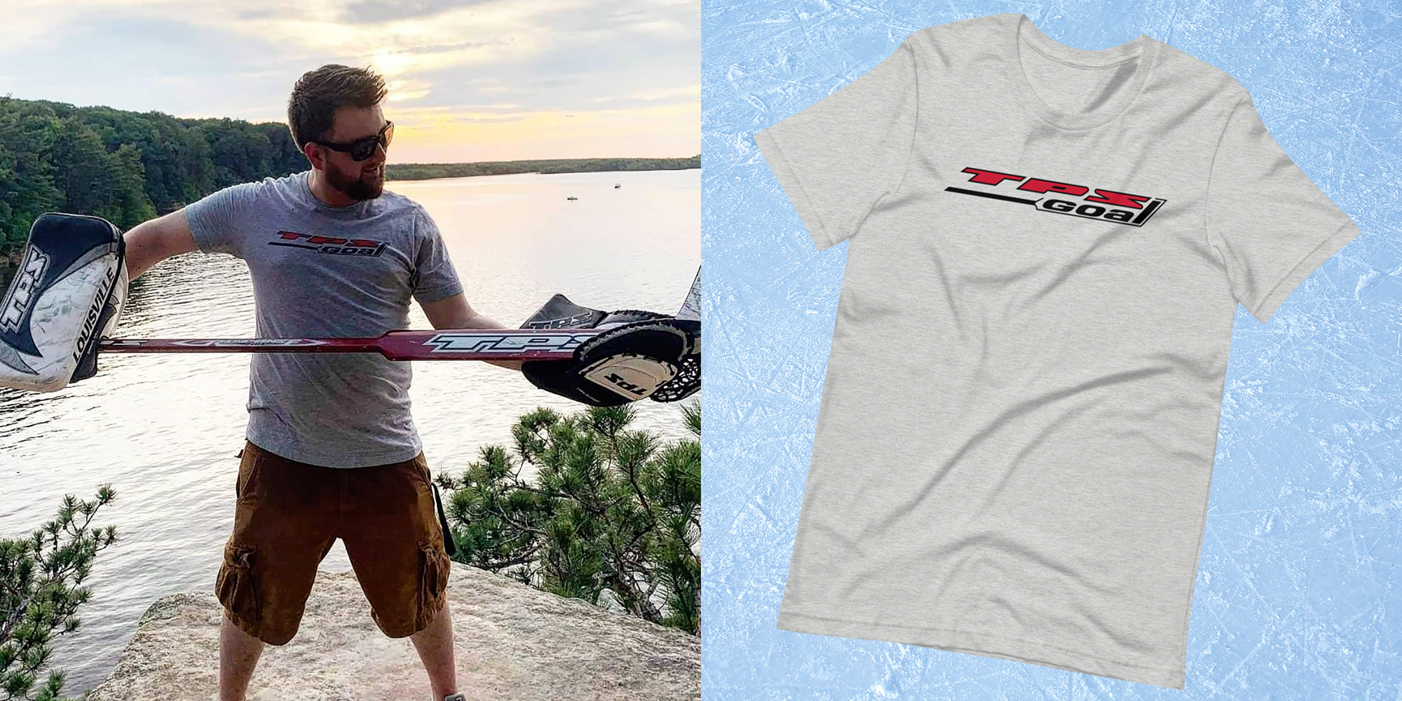 Louisville CuJo Logo Tee, Backstop Hockey