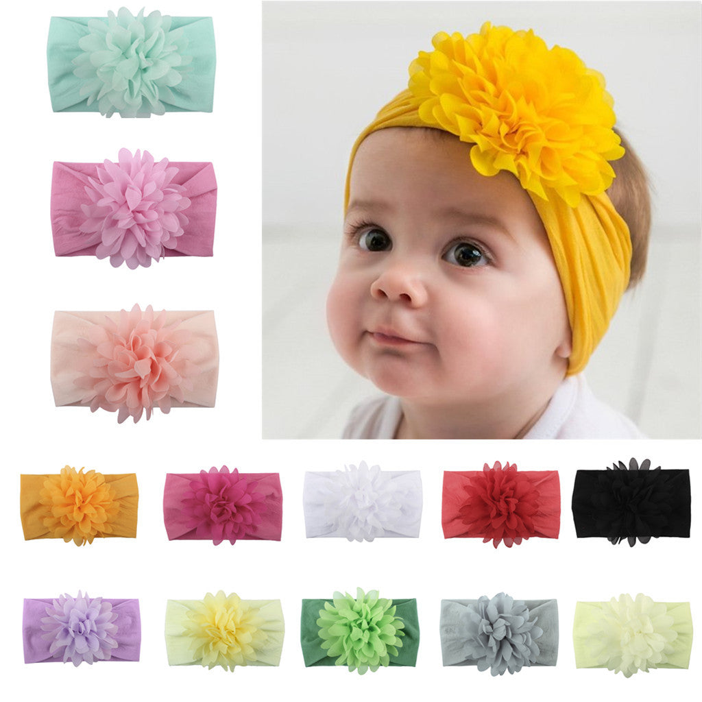 Cute Princess Creative Chiffon Flower Baby Girl Headband