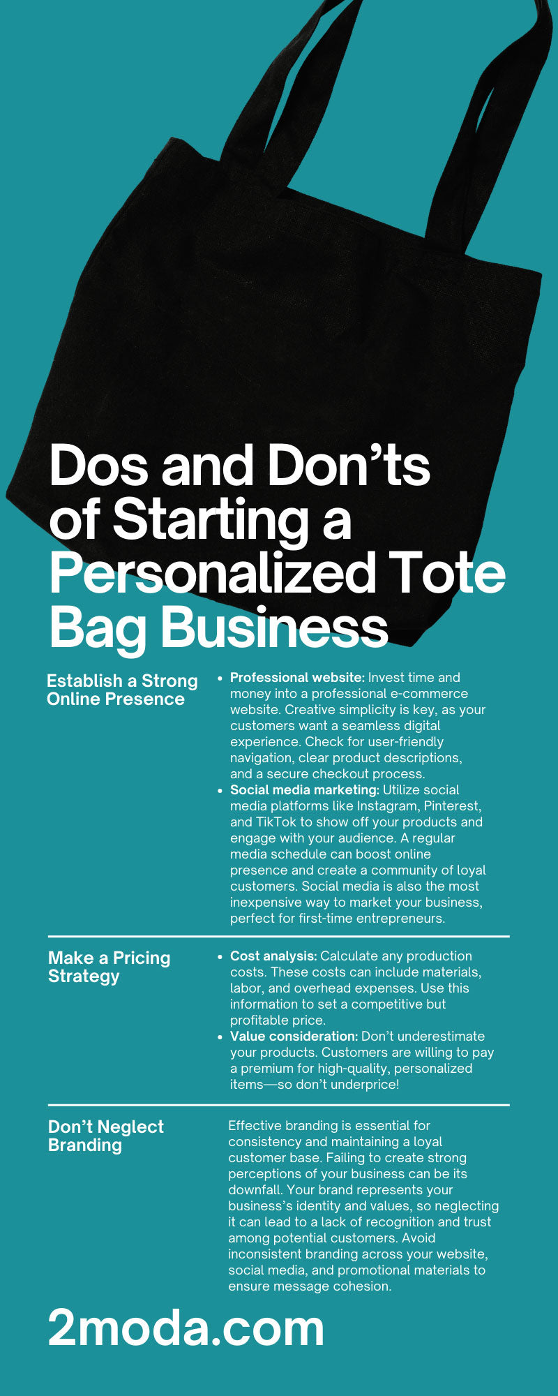 Dos and Don’ts of Starting a Personalized Tote Bag Business