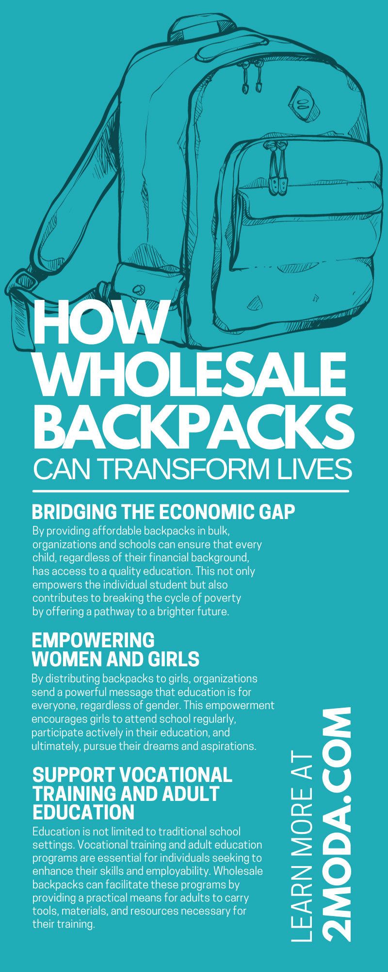 How Wholesale Backpacks Can Transform Lives