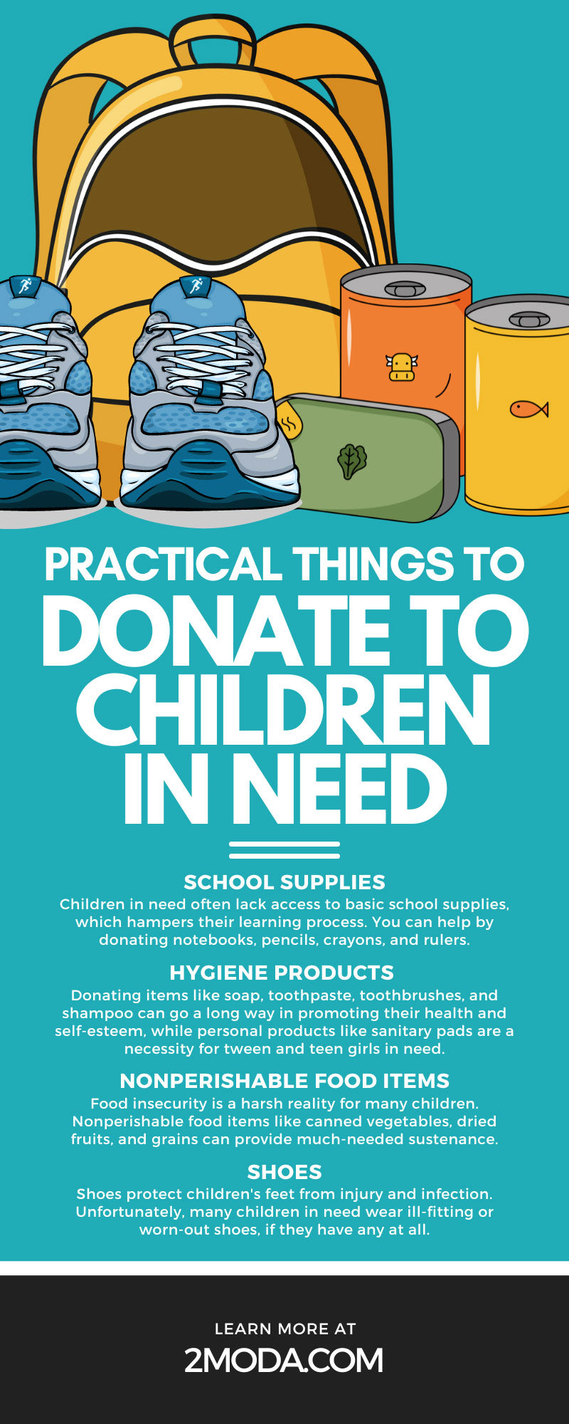 Practical Things To Donate to Children in Need