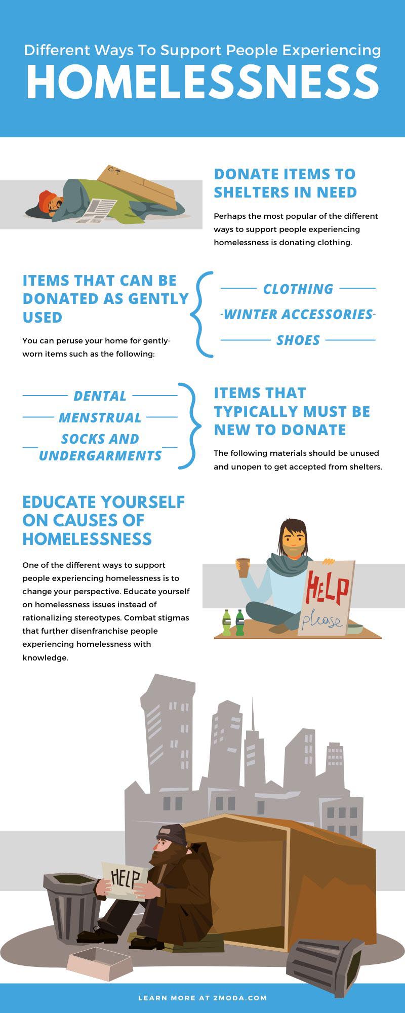 Different Ways To Support People Experiencing Homelessness