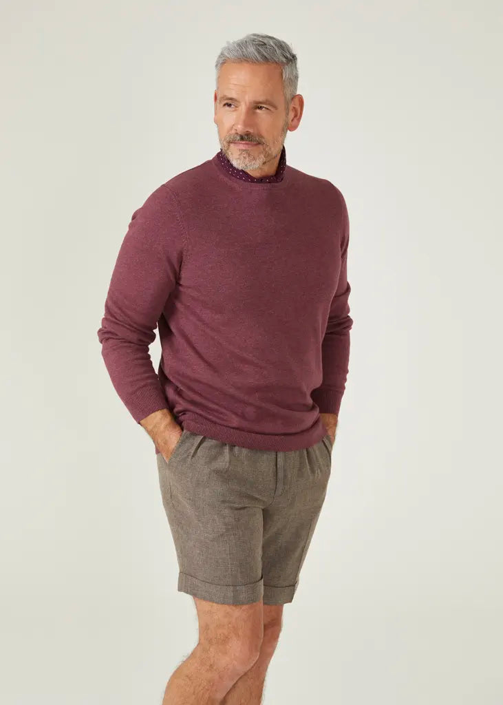 How To Style A Crew Neck Sweater  Men's Style Guide – Alan Paine USA