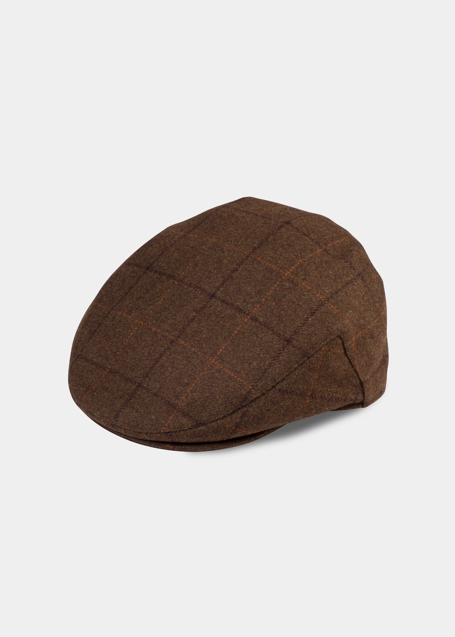 Rutland Men s Tweed Flat Cap In Cedar Alan Paine UK