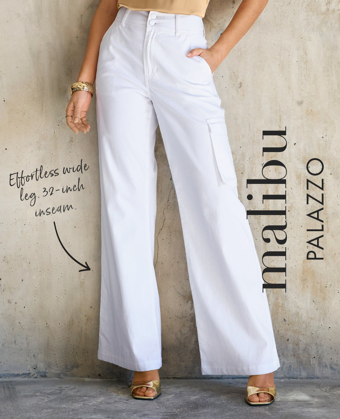 Women's Ivory Pants & Leggings