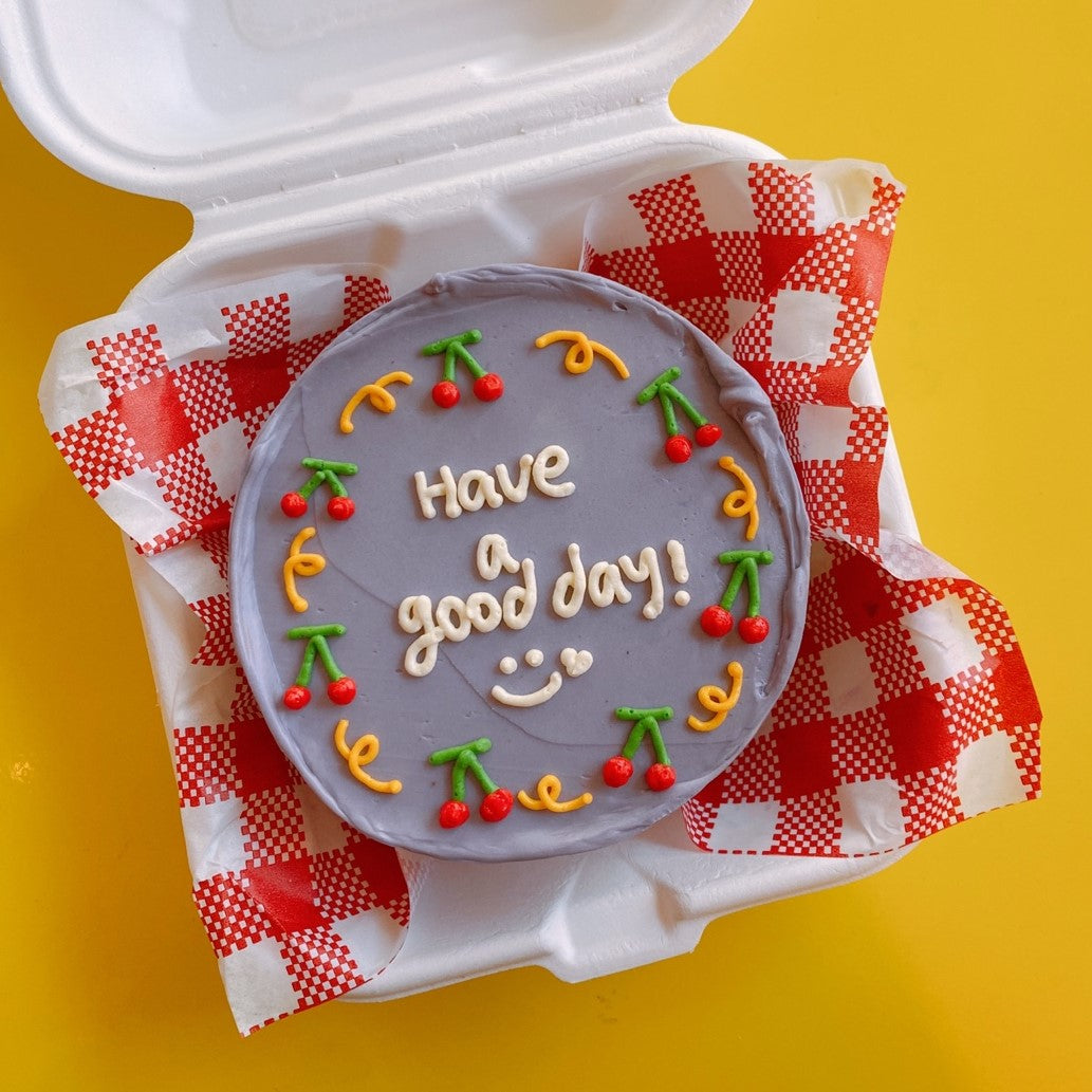 Have a good day Lunch Box Cake – Riso Cake