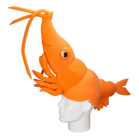 Shrimp Hat - Sushi Decor Fish Hat, Food Party Hat | Foam Party Hats