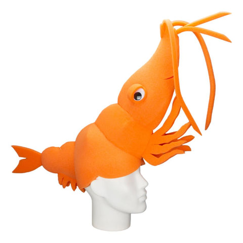 Shrimp Hat - Sushi Decor Fish Hat, Food Party Hat | Foam Party Hats