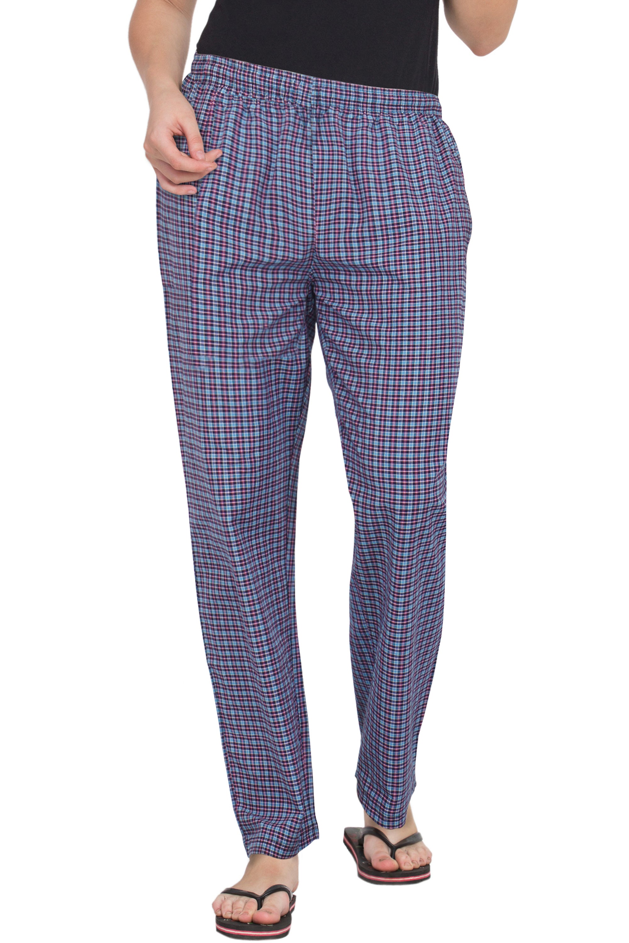Woven Check PolyCotton Mens Pyjamas Night wear Bottoms Lounge Pants Trousers  | eBay