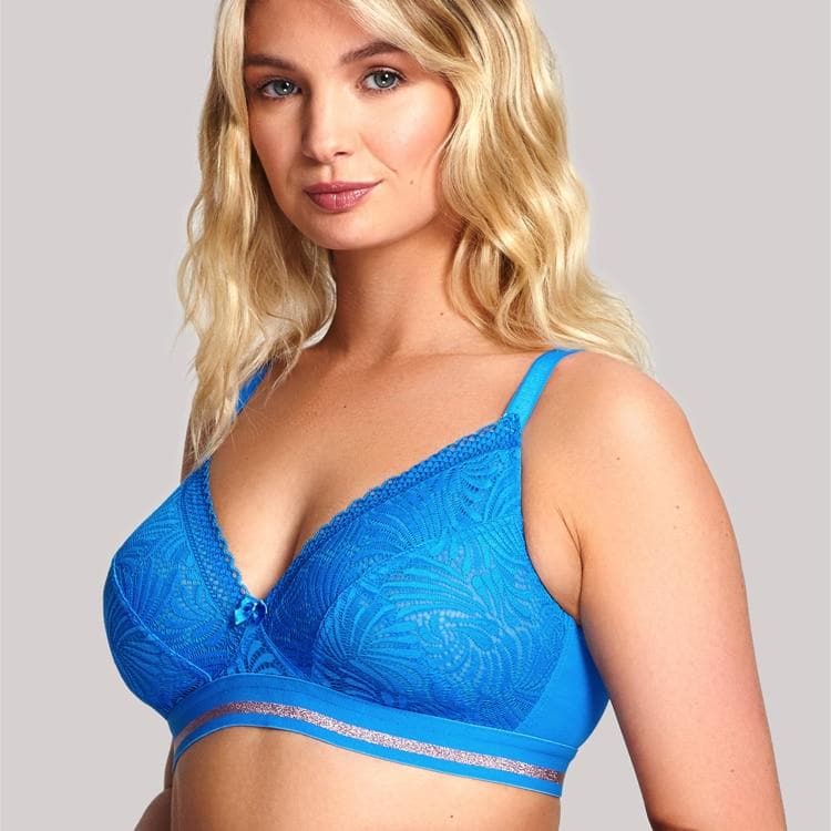 Blænding værst øre Panache Lyzy Vibe Non-Underwired Triangle Bra - Azure – Big Girls Don't Cry  (Anymore)