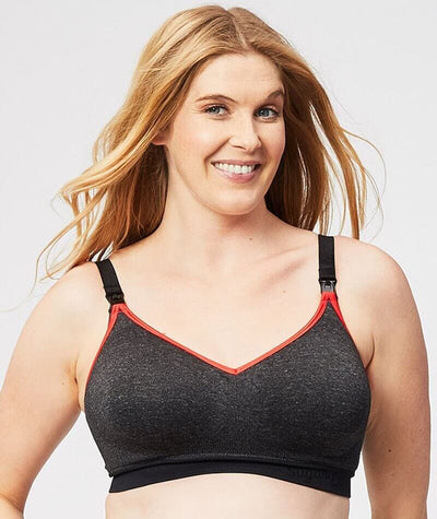 Sugar Candy Fuller Bust Seamless F-HH Cup Lounge Tank - Charcoal
