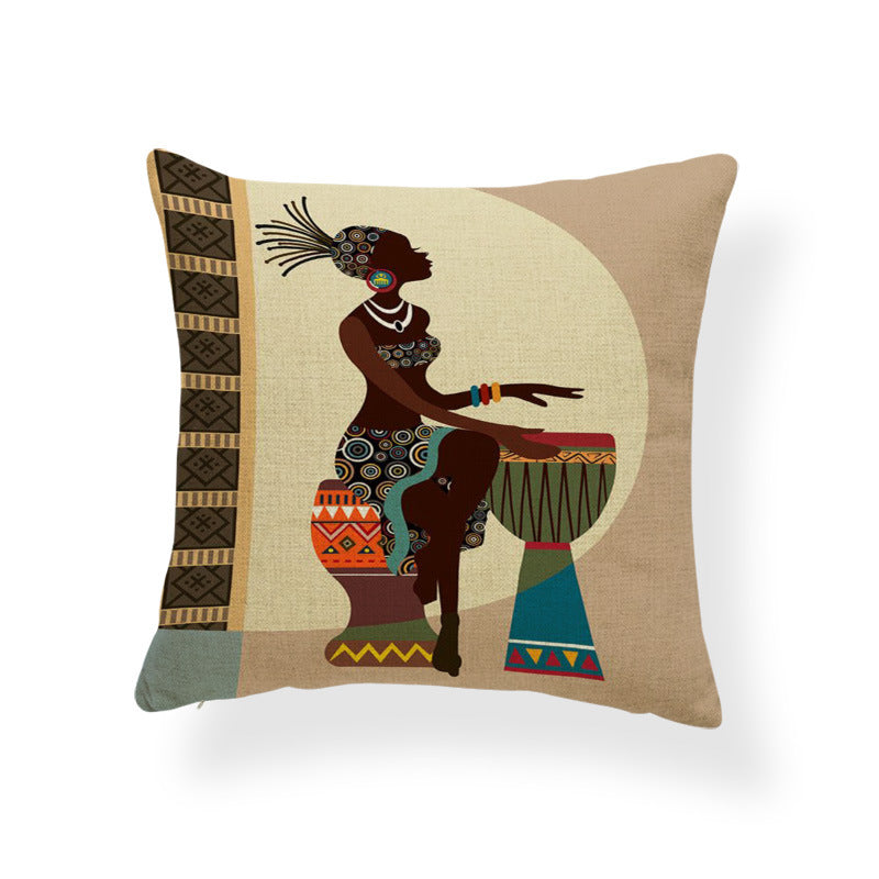 Beautiful African Woman Cushion Covers – Lucie decor