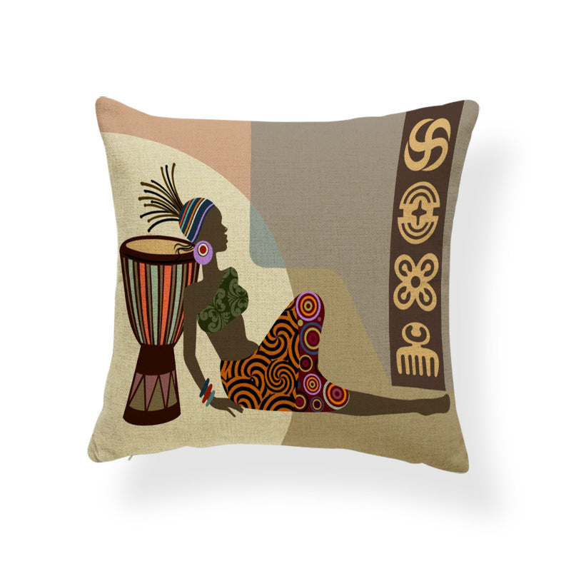 Beautiful African Woman Cushion Covers - Closing Sale
