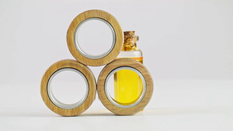 magnetic rings made of wood