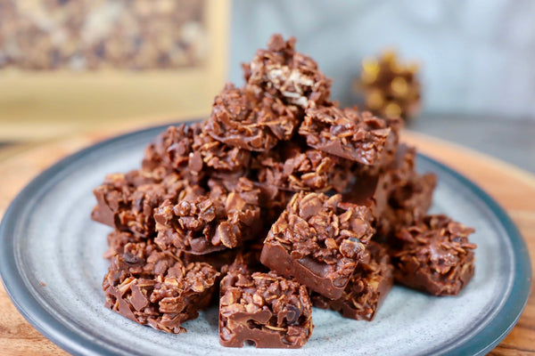 Coffee Spike Chocolate Granola Squares