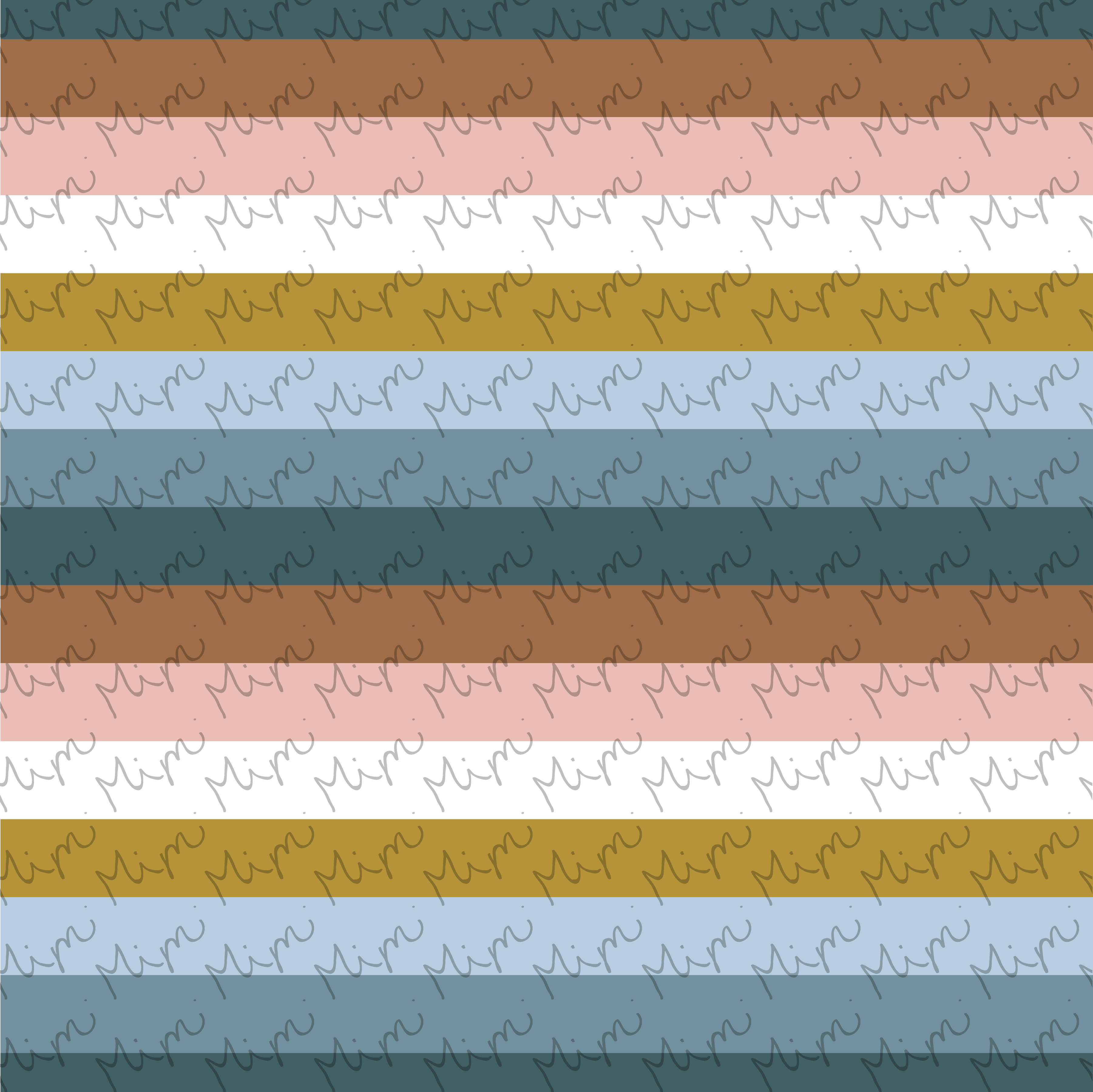 Earth Tone Rainbow Stripe CS