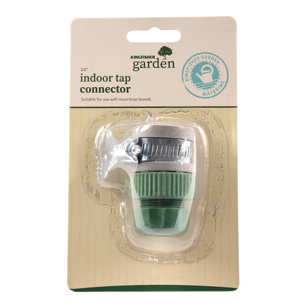 Kingfisher Universal Indoor Half-Inch Hose Tap Connector 0