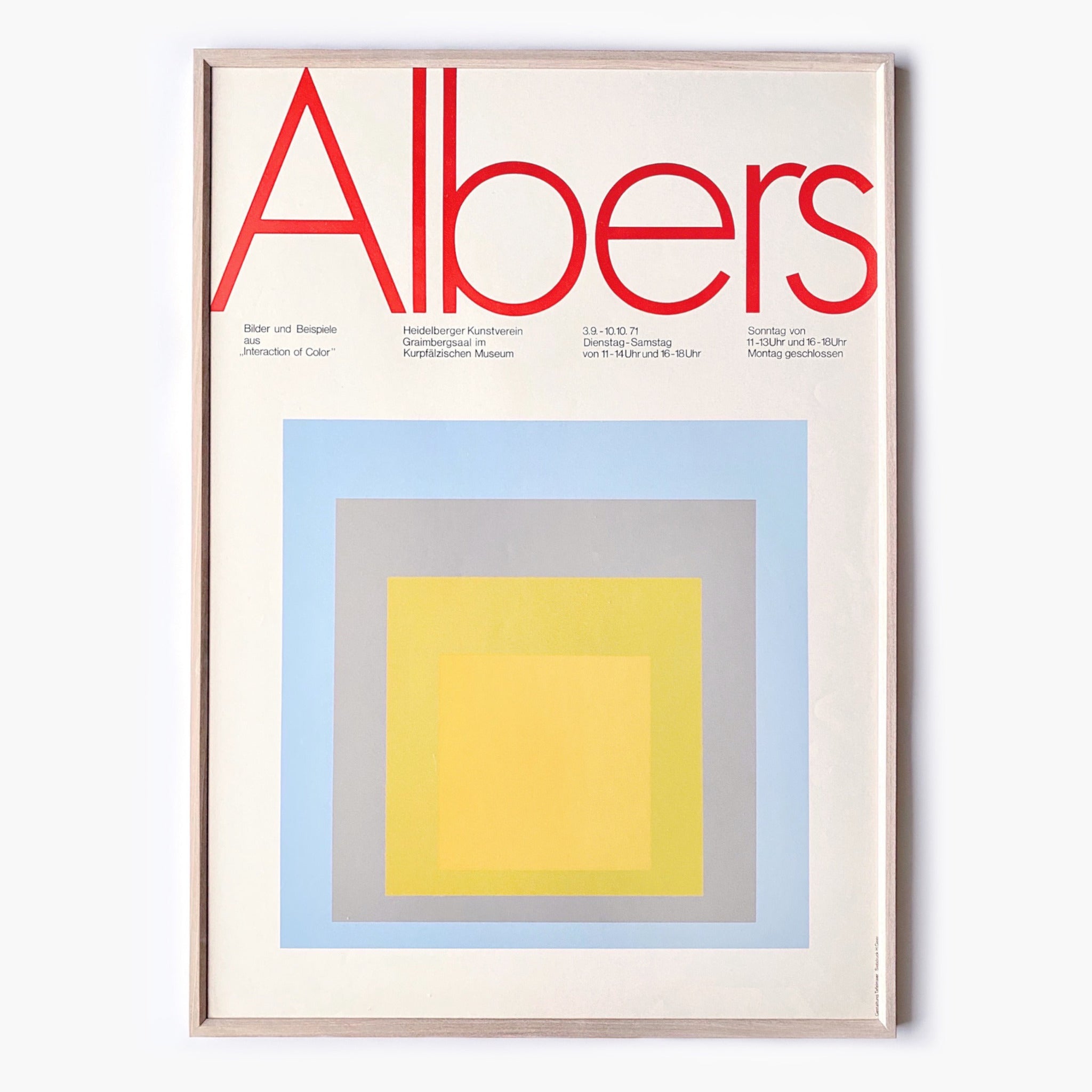 むん様専用】Josef Albers 展覧会ポスター ジョセフ・アルバース-